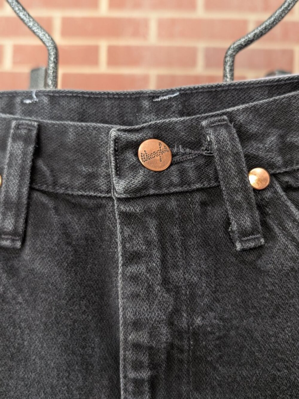 Wrangler 936 Cowboy Cut Slim Fit Jeans Mens 27x36 Black WBK Western Denim - Picture 3 of 4